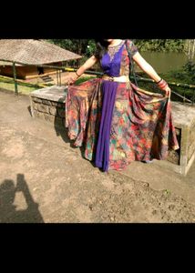 Multicolored Ethnic Gown