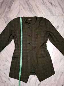 Vintage Plaid Blazer