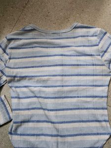 blue bodysuit top Y2k Stylish