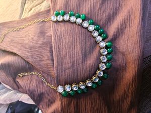 Emerald Green Stone Necklace