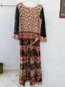 Beautiful Jaipuri Print Anarkali Kurta(Fixed Rate)