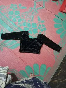 Velvet black Blouse
