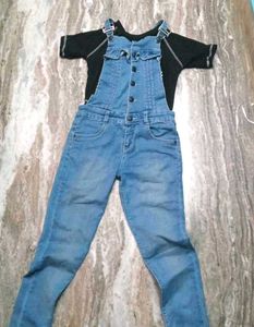 Denim Dungaree For Women