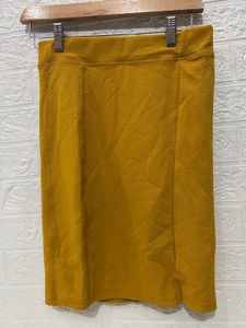Mustard Yellow Skirt