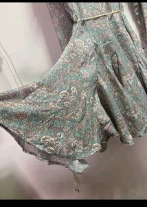 Paisley Print Shirt Dress