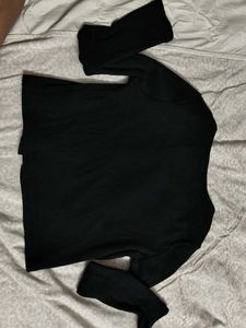 Black Knitted Cardigan