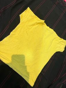 Funky Yellow Graphic Tee