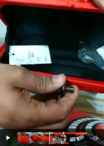 New Red Satin Clutch