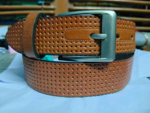 Genuine leather belt