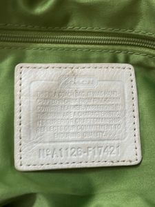 Authentic coach Signature Stitch Leather Bag
