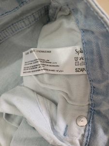 Ripped Light Wash Blue Jeans