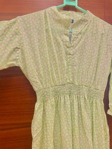 Green Floral Dress