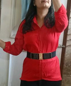 Arrow Red Long Shirt