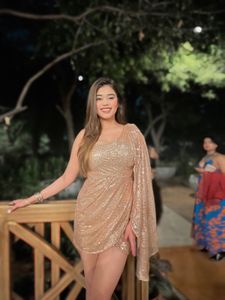 Golden Party Dress