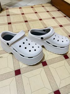 White Stylish Clogs