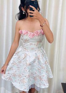 Floral Corset Mini Dress