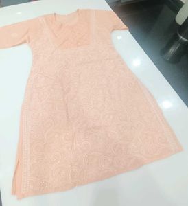 Elegant Pink Printed Kurta Combo Of 2