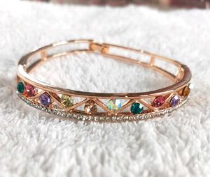 Rose Gold Stone Bracelet