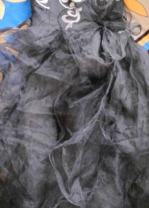 Elegant Black Party Gown