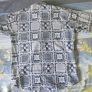 Heavy Patterned Casual Shirt XL
