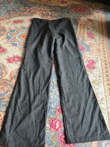 Gray Wide Leg Trousers