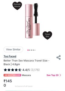 Original Too Faced Mascara