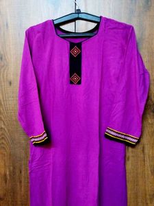 Women Purple Kurti