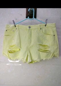 Plus Size Denim Shorts For Women's