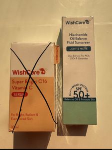Wishcare Sunscreen And Serums