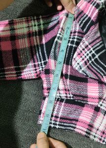 Pink Plaid Girls Outfit
