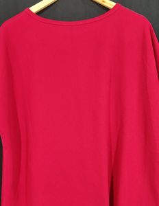 Shein Maroon Top For Woman