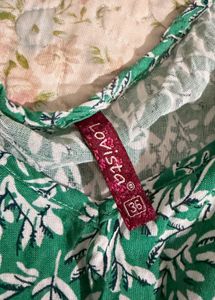 Green Floral Maxi Dress