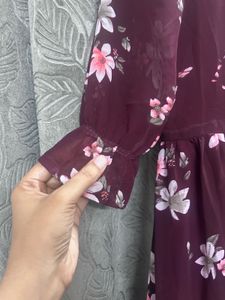 Floral Print Midi Dress
