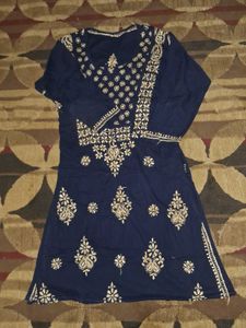Pinteresty Blue Kurti