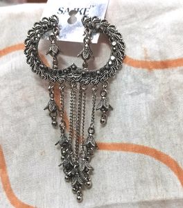 Silver Long Earring