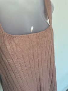 Ribbed Knit Slip Dress