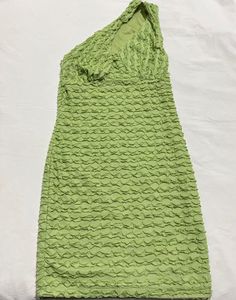 Green One ShoulderBodycon Dress