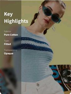 Roadster Light Blue Knit Top
