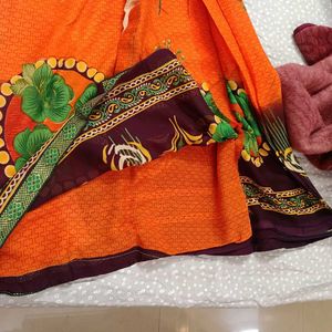 saree with blouse piece