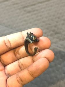 Hippopotamus Metal Ring