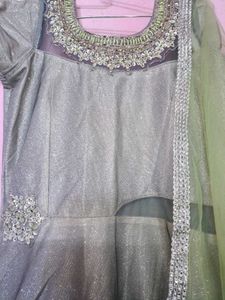 fix price beautifull 🛍️silvergreen gown 😍