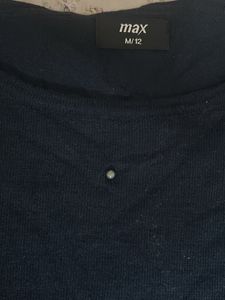 Black Embellished T-Shirt