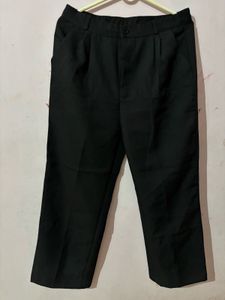 Classic Black Cropped Trousers