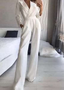 SSS White Office Jumpsuit