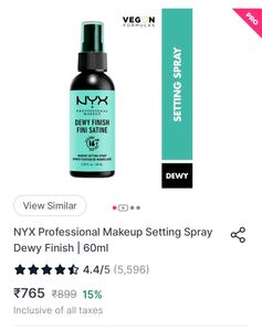 NYX DEWY MAKEUP SETTING SPREY