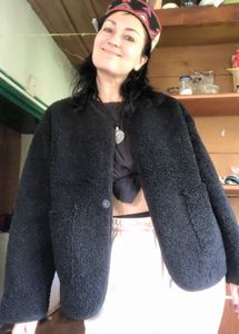 Cozy Black Sherpa Jacket