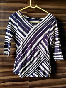 Stylish Naby Blue Stretchable Top