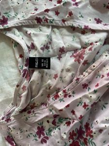Floral Wrap Top