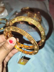 Golden Bangles Set