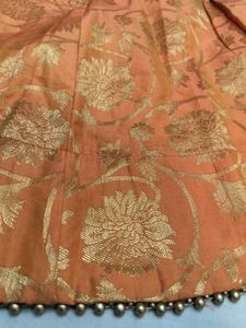 Green Banarasi Silk chaniya choli